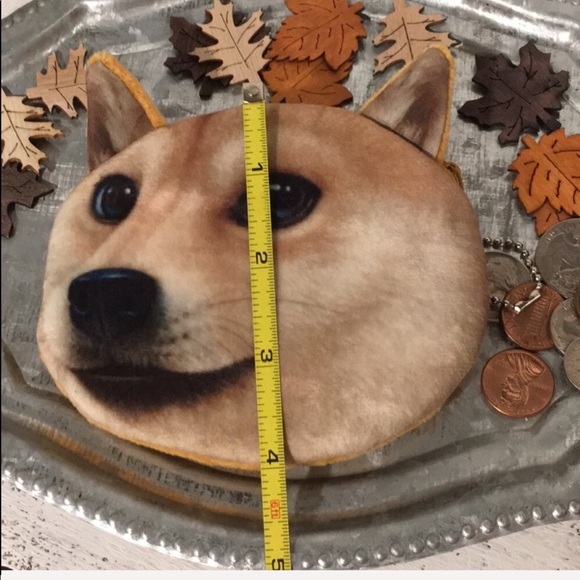 Shibu Inu Dog Coin Purse Funny Lookin’ - Picture 7 of 7